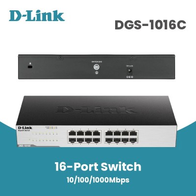 Switch 16 ports GIGA  Dlink  DGS-1016C