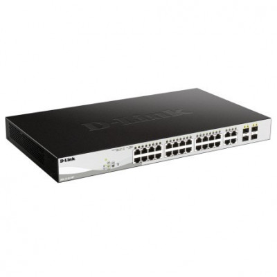 Switch 24 ports GIGA  PoE + 4p SFP Dlink  DGS-1210-28 P