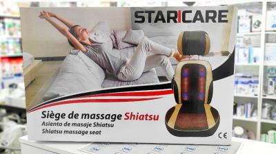 Siège de massage dos et nuque shiatsu