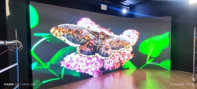Ecran led géant incurvé p2.6 avec cabinet 500*500mm de studio 