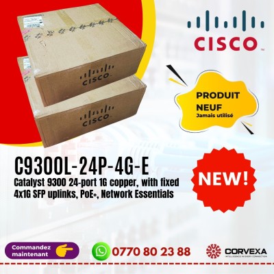 أجهزة-سويتش-cisco-switch-c9200l-24p-4g-e-catalyst-9200-دار-البيضاء-الجزائر