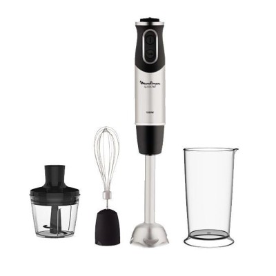 Moulinex Mixeur Plongeur Quickchef 3en1- DD655810 -1000 W-Noir