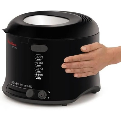 Friteuse électrique cuve fixe MOULINEX AF125810 Uno M Noire