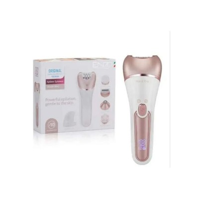 ENZO PRO Epilateur Wet & Dry sans fil pour les jambes et le corps, avec 10 accessoires - EN-5842