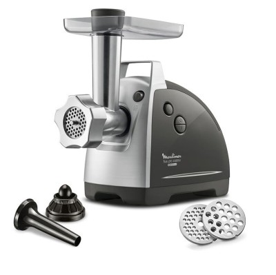 Moulinex Hachoir à Viande 4 En 1 - 2200W 4.5kg/min HV8 PRO- ME686832-Argent-Noir