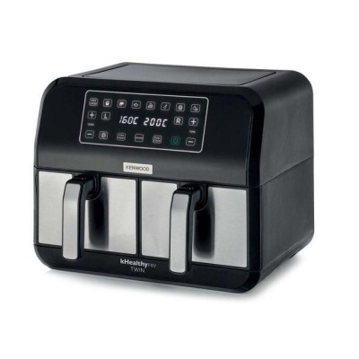 Kenwood Friteuse Air Frayer À Double Zone- 8 Programmes- Tactile -8L- 1700W kHealthy Fry Twin HFM75