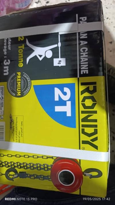 Palan à chaîne 2t français 