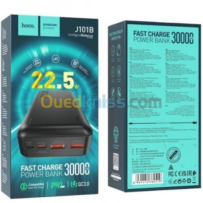 Power Bank Hoco 30000mAh J101B / 40000 mAh J86 / 50000 Mah J86A Super Fast Charge 22.5W