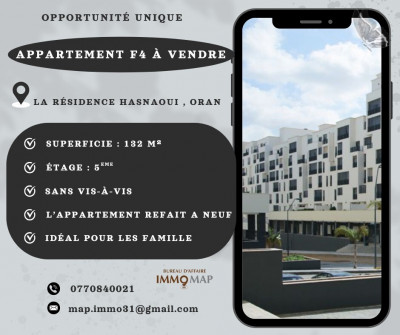 appartement-vente-f4-oran-bir-el-djir-algerie