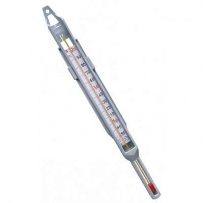 Thermomètre en verre avec support -10 à 60 °C