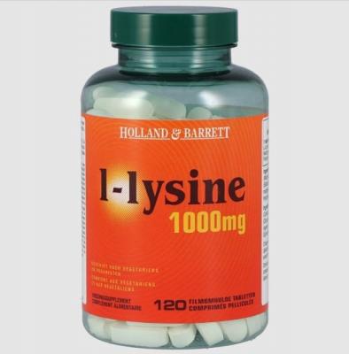 L-Lysine 1000mg 120 Comprimés Lysine ل-ليسين 1000 مجم 120 قرص