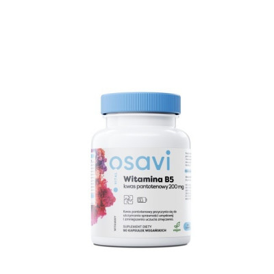 OSAVI Vitamine B5 acide pantothénique 200 mg 90 gélules végétaliennes فيتامين ب 5 حمض البانتوثينيك