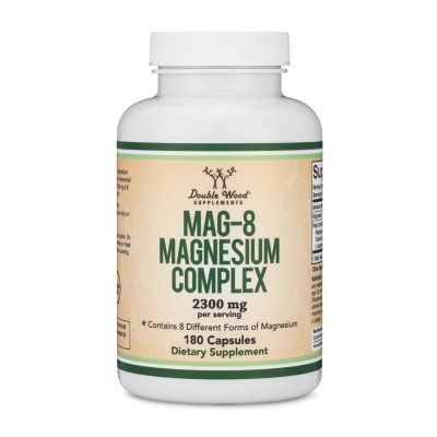 Double Wood Supplément complexe de magnésium 2300 mg 180 capsules