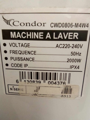 machine-a-laver-condor-vendre-ouled-yaich-blida-algerie