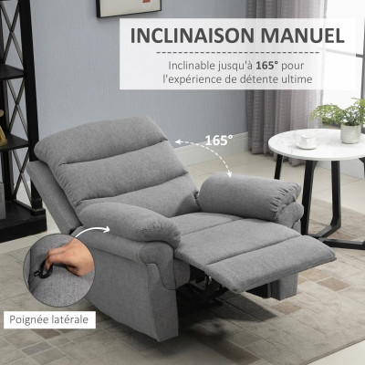 fauteuil de relaxation inclinable style électrique