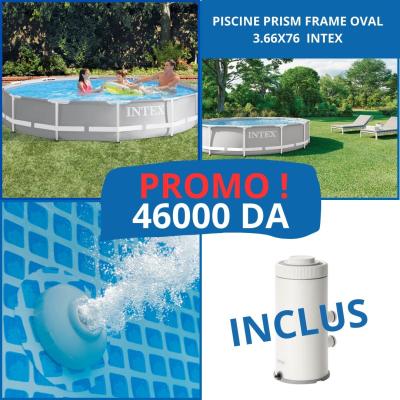 PISCINE METAL FRAME OVAL 3.66X76  INTEX