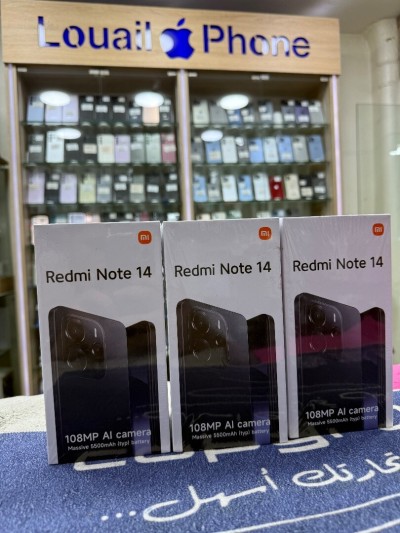 Xiaomi Redmi note 14 128/6 avec chargeur