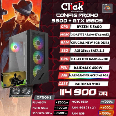 CONFIG PROMO 5600 + GTX 1660S 