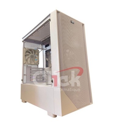 BOITIER GAMING ARES C202 WHITE 4FAN ARES+ALIMENTATION ARES 650W STD ARGB 