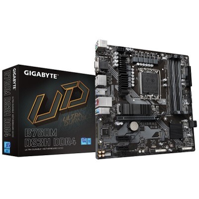 GIGABYTE B760M DS3H DDR4 ,PCIe 4.0 ,HDMI , DP mATX 