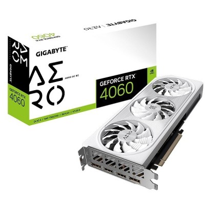 RTX 4060 08GO GDDR6 GIGABYTE AERO OC WHITE