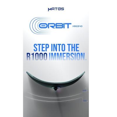 MATOS ORBIT 34 165HZ WQHD FAST VA 1MS MSG340 FREESYNC/GSYNC