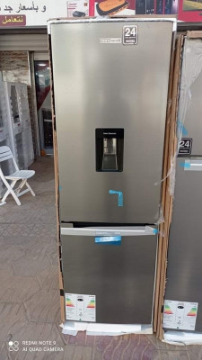 Réfrigérateur maxwell combine 390L inox 