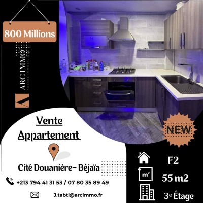 Vente Appartement F2 Béjaïa Bejaia