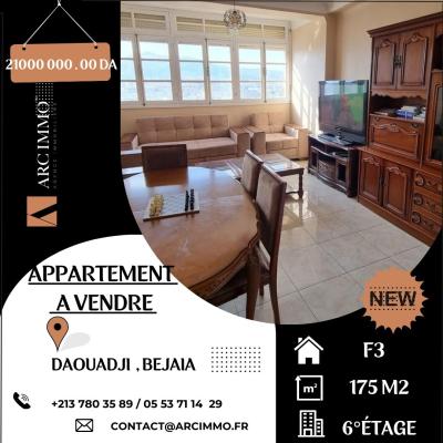 Vente Appartement F3 Béjaïa Bejaia