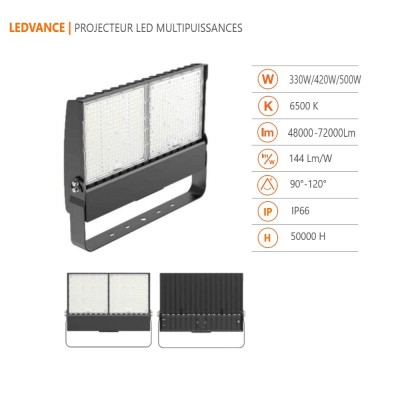 Projecteurs LED  PHILIPS et LEDVANCE  OSRAM 