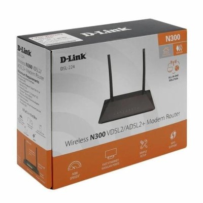 MODEM ROUTER D-LINK DSL-224 N300 VDSL2/ADSL2+