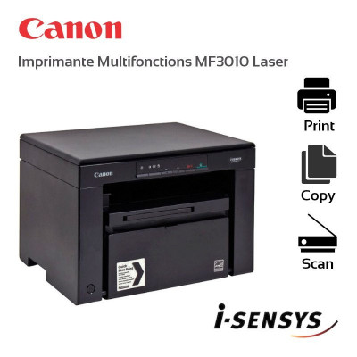 Imprimante Multifonction Laser CANON i-Sensys MF3010, Monochrome, A4,  18ppm, USB - Multifonctions laser - Imprimantes, scanners, photocopieurs et  fax - Technologie - Tous ALL WHAT OFFICE NEEDS
