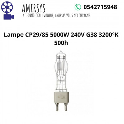 Lampe GENERAL ELECTRIQUE CP29/85 5000W 240V G38 3200K 500h
