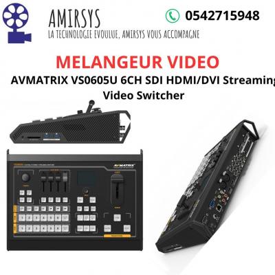 MELANGEUR VIDEO AVMATRIX VS0605U 6CH SDI HDMI/DVI Streaming Video Switcher