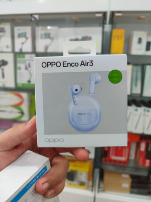 Oppo Enco Air3 Écouteurs sans Fil, Bluetooth 5.3, Annulation du Bruit, Charge sans Fil.