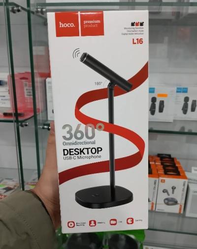 Microphone de bureau Hoco L16 USB-Type-C 4,8-5 V