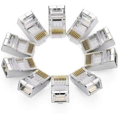 CONNECTEUR RESEAU RJ 45 CAT6 METAL 