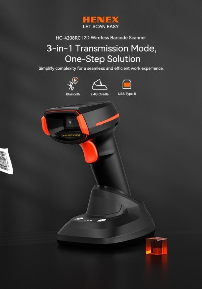 LECTURE CODE BARRE HENEX HC-4208RC