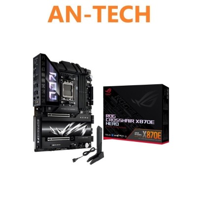 CARTE MERE ASUS ROG CROSSHAIR X870E HERO -WIFI 7 - SOCKET AMD AM5 - 4XDDR5 -M.2 PCIE 5.0 - USB 4