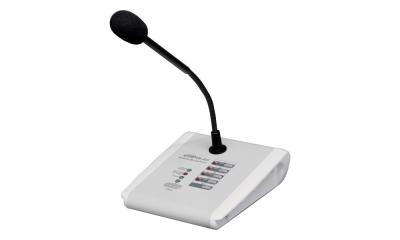 Pupitre microphone d'appel 4 zones