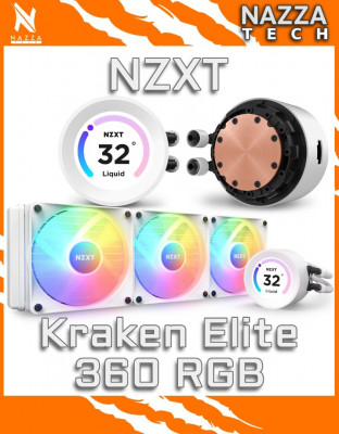 NZXT Kraken Elite 360 RGB WHITE (LGA 1700 - AM5)