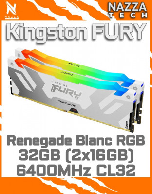 Kingston FURY Renegade RGB 32GB (2x16GB) 6400MHz CL32 Intel XMP