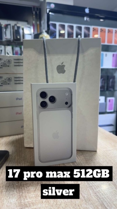 17 pro max 256Gb 2sim 17 pro max silver 2sim