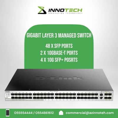 SWITCH 48 x SFP + 2 x 10 Gigabit Ethernet + 4 x 10 Gigabit SFP+Management L3  resaux informatique 