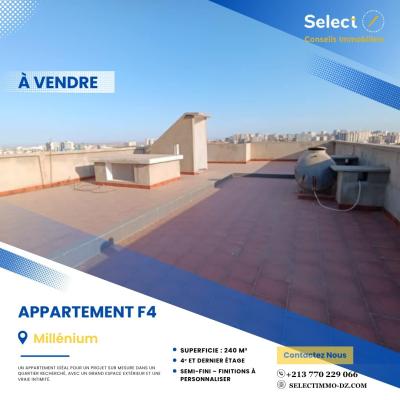 Vente Appartement F4 Oran Bir el djir