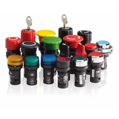 Bouton poussoir, Commutateur et voyant