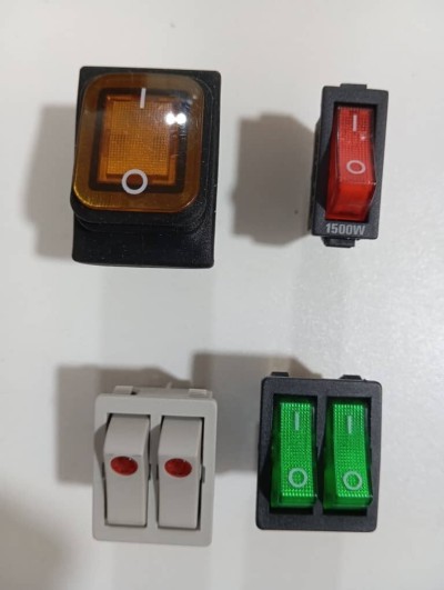 Interrupteur on/off avec voyant lumineux 16A/250V