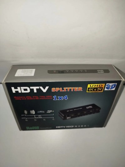 Partiteur HDMI 1x4, répartiteur HDMI 4K, 1 entrée 4 sorties, prend en charge HDCP, UHD, 4K, Full HD