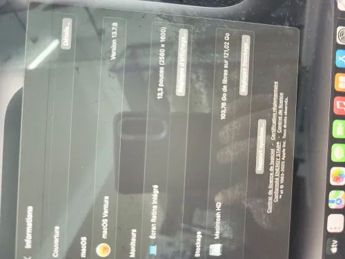 macbook pro 2017 i5 8/128 cycle 661