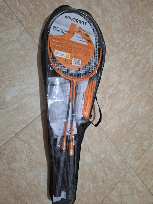 Kit raquette badminton plus fillet et balles